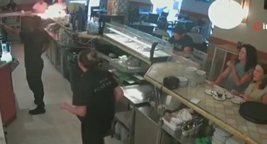 Mayonezin bittiğine sinirlenince kafeyi ateşe verdi!