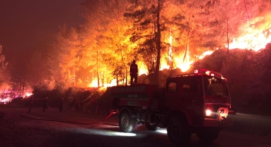 Muğla’da alevli gece: 7 ayrı orman yangınından 4’ü söndürüldü 3’ü devam ediyor