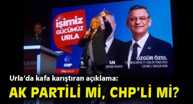 Urla'da kafa karıştıran açıklama: AK Partili mi, CHP'li mi?