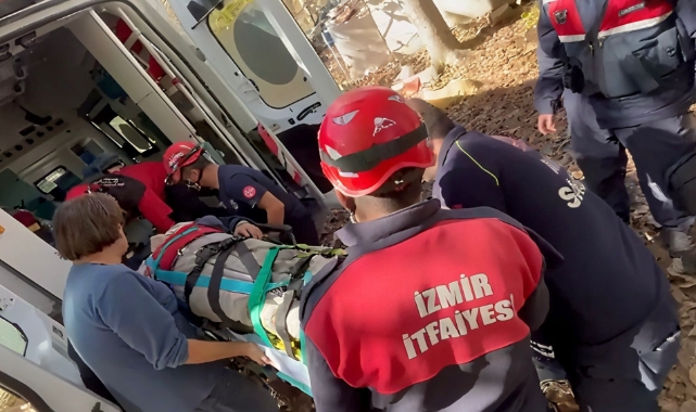 12 metrelik kuyudan itfaiyenin müdahalesiyle kurtarıldı