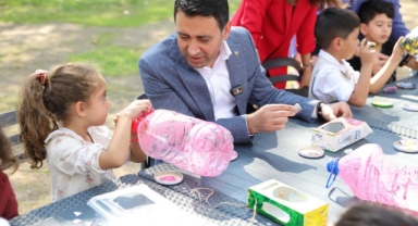 Başkan Önal, çocuklar ve annelerle doğa için buluştu