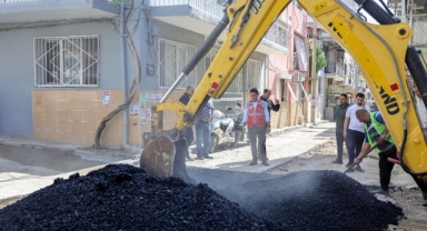 Başkan Önal'dan asfalt çalışmalarına yerinde inceleme