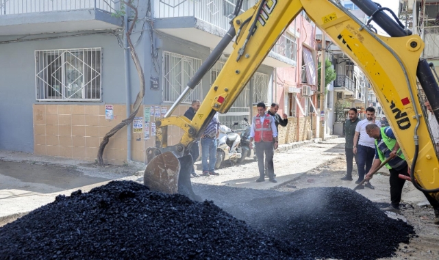 Başkan Önal'dan asfalt çalışmalarına yerinde inceleme