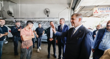 Başkan Tugay sanayi esnafıyla buluştu: Misafir gibi gelip gitme düşüncemiz yok!