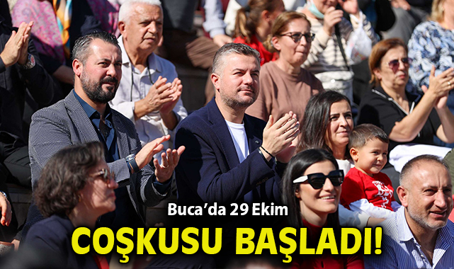 Buca’da 29 Ekim coşkusu başladı