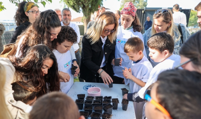 Buca’nın Tarım Okulu otizmli çocukları ağırladı