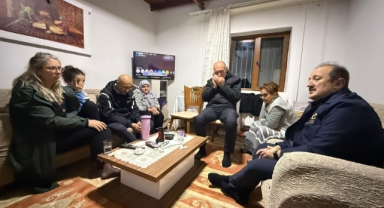 Çankırı'dan selde kaybolan Kaptanoğlu'nun ailesine ziyaret