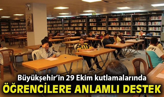 EFES SELÇUK BELEDİYESİ'NDEN ÖĞRENCİLERE ANLAMLI DESTEK