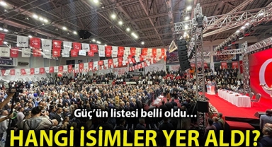 Güç'ün listesi belli oldu… Hangi isimler yer aldı?