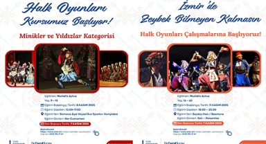 İzmirliler halk oyunları eğitimlerinde buluşuyor