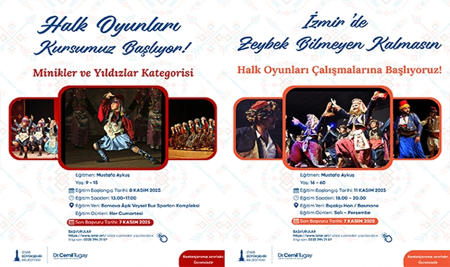 İzmirliler halk oyunları eğitimlerinde buluşuyor