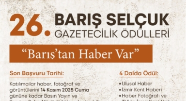 26. Barış Selçuk Gazetecilik Ödülleri’ne son başvuru tarihi 14 Kasım