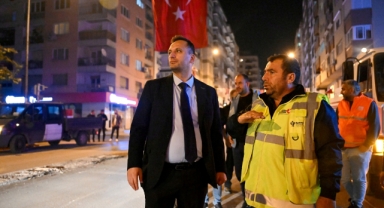 Bornova’da gece mesaisi!