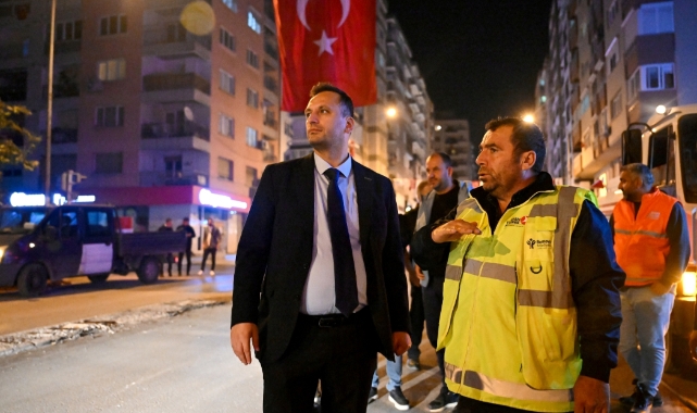 Bornova’da gece mesaisi!