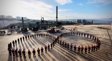 İzmir İtfaiyesi’nden 10 Kasım’da anlamlı tören