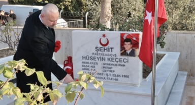 Başkan Pehlivan: Menemen, Şehit Kubilay ve silah arkadaşlarını bağrına bastı