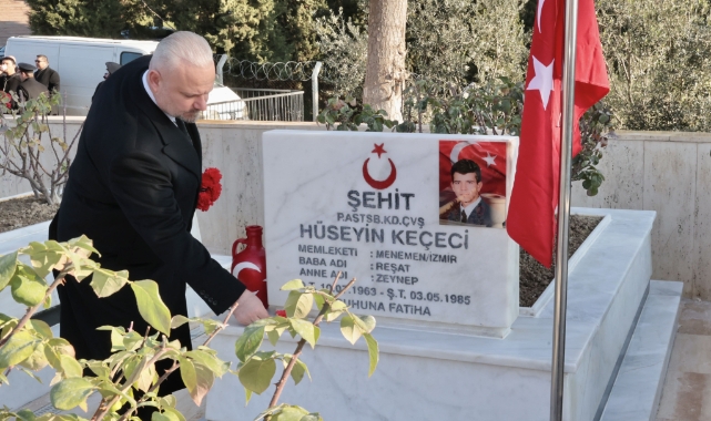 Başkan Pehlivan: Menemen, Şehit Kubilay ve silah arkadaşlarını bağrına bastı