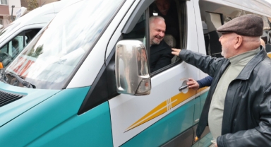 Başkan Pehlivan önce müjdeyi verdi, sonra direksiyona geçti