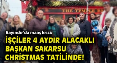 Bayındır’da maaş krizi: İşçiler 4 aydır alacaklı, Başkan Sakarsu Christmas tatilinde!