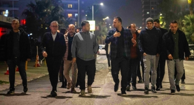 Bornova’da gece mesaisi