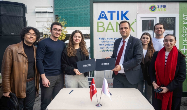 Bornova'dan İzmir’de bir ilk: Atık Bank Projesi açıldı