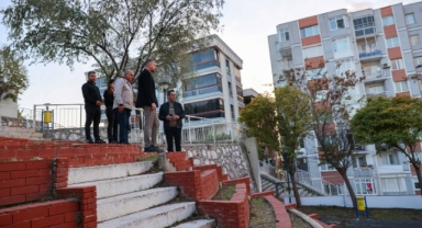  Buca’nın Merdivenli Park’ı yenilendi