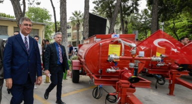 Büyükşehir’in köylere dağıttığı tankerler ormanları kurtarıyor