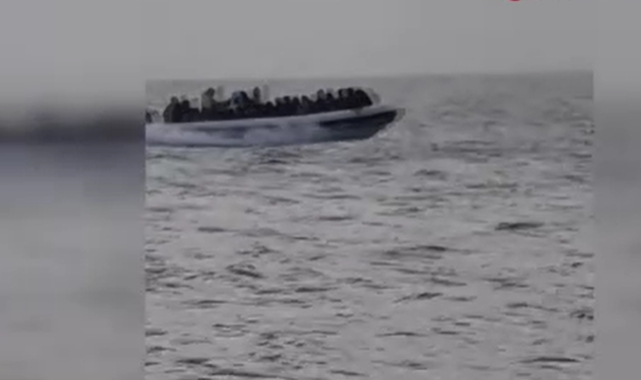 Çeşme açıklarında mülteci hareketliliği!