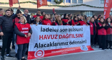 Eylemin 4'üncü günü... Yarım gün iş bıraktılar!