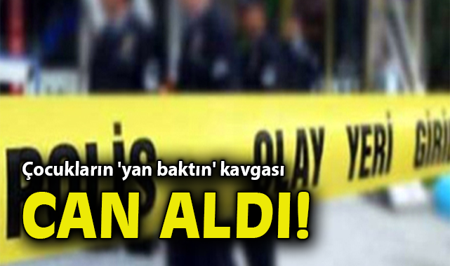 İzmir'de parktaki çocukların 'yan baktın' kavgası can aldı!