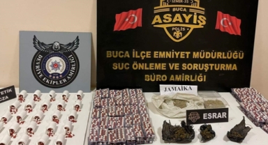 İzmir'de uyuşturucu satıcısına operasyon: 5 binden fazla hapla yakalandı