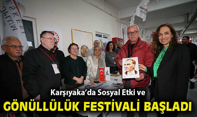 Karşıyaka’da Sosyal Etki ve Gönüllülük Festivali başladı