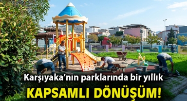Karşıyaka’nın parklarında bir yıllık kapsamlı dönüşüm