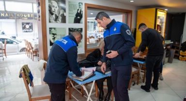 Karşıyaka Zabıtası’ndan işgal denetimi