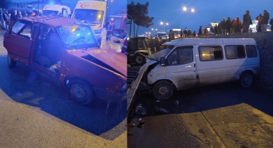 Sinop’ta servis minibüsü ile otomobil çarpıştı: 1 ölü, 10 yaralı