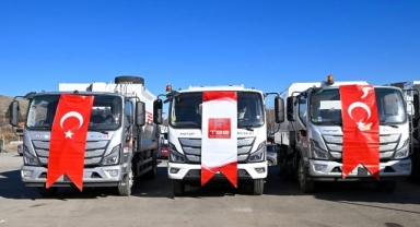 TBB’den Seferihisar Belediyesi’ne çöp kamyonu desteği