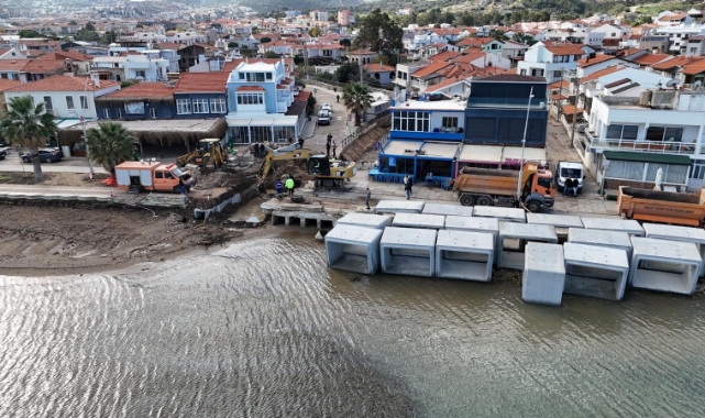Yeni Foça’da taşkın kabusu bitti