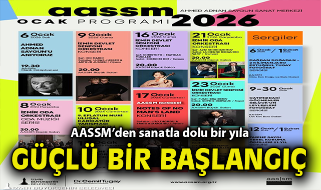 AASSM’den sanatla dolu bir yıla güçlü bir başlangıç