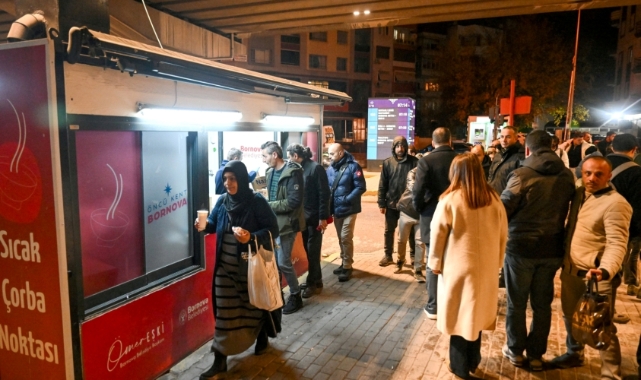 Bornova’da soğuk günlere karşı sıcak dayanışma
