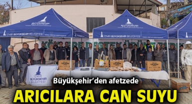 Büyükşehir’den afetzede arıcılara can suyu