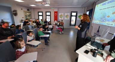 Çocuklar Efes Selçuk’ta denizin gizli dünyasını keşfetti