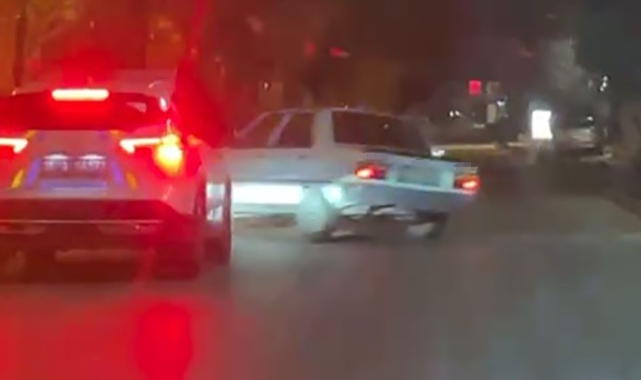 'Dur' ihtarına uymadı... Polisten kaçarken kaza yaptı!