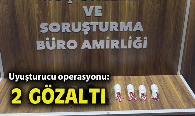 Gaziemir’de uyuşturucu operasyonu: 2 gözaltı