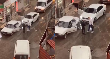 İzmir'de trafik tartışması: Döner bıçağı ile kovaladı!