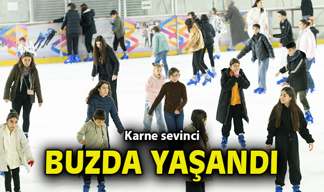 Karne sevinci buzda yaşandı