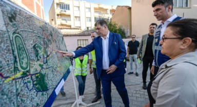 Özmen Caddesi’nde yeni altyapı yağmur sınavını geçti