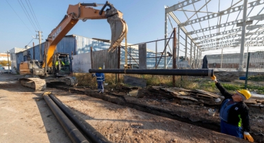 Sarnıç’ta içme suyu hatları yenileniyor