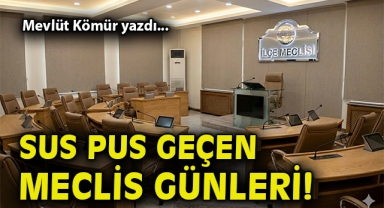 Sus pus geçen meclis günleri!