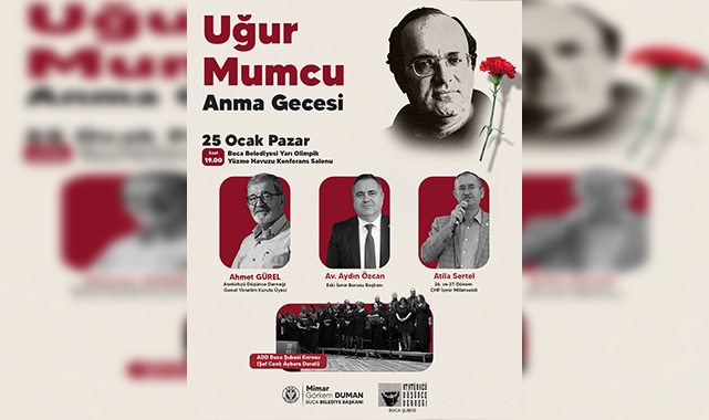 Uğur Mumcu için Buca’da anma gecesi