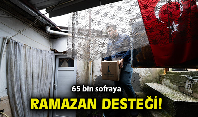 65 bin sofraya ramazan desteği